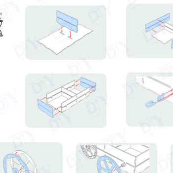 Intra απο ξύλο plywood 3mm-4mm πάχος – Σχάρα και θήκη χαρτοπετσέτας, Cart Δίασταση 20x20 cm INTRAFABR-112582031 - Image 4