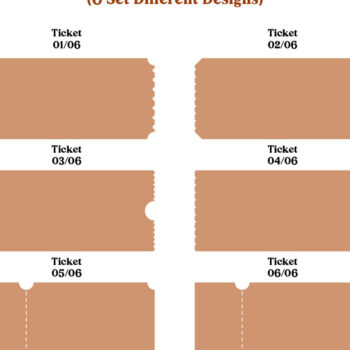 Intra απο ξύλο plywood 3mm-4mm πάχος – Κλήρωση εισιτηρίου, Κενό αρχείο αποκοπής εισιτηρίων Δίασταση  20x20 cm INTRAFABR-104435196 - Image 3