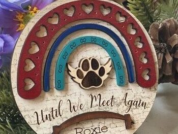 Intra απο ξύλο plywood 3mm-4mm πάχος – Στολίδι Rainbow Bridge Δίασταση  20x20 cm INTRAFABR-32527851 - Image 1