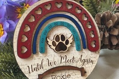 Intra απο ξύλο plywood 3mm-4mm πάχος – Στολίδι Rainbow Bridge Δίασταση  20x20 cm INTRAFABR-32527851