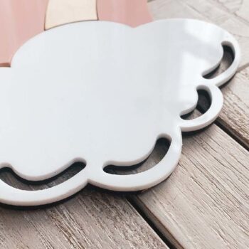 Intra απο ξύλο plywood 3mm-4mm πάχος – Rainbow Clouds Macrame Δίασταση  20x20 cm INTRAFABR-75007539 - Image 6