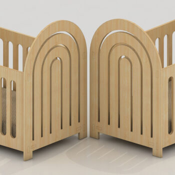 Intra απο ξύλο plywood 3mm-4mm πάχος – Αρχεία λέιζερ Rainbow Cradle Lightburn 258 Δίασταση  20x20 cm INTRAFABR-53993651 - Image 2