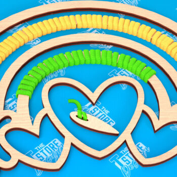 Intra απο ξύλο plywood 3mm-4mm πάχος – Rainbow Craft Kit Bundle | Μακραμέ | CNC Δίασταση  20x20 cm INTRAFABR-103049785 - Image 6