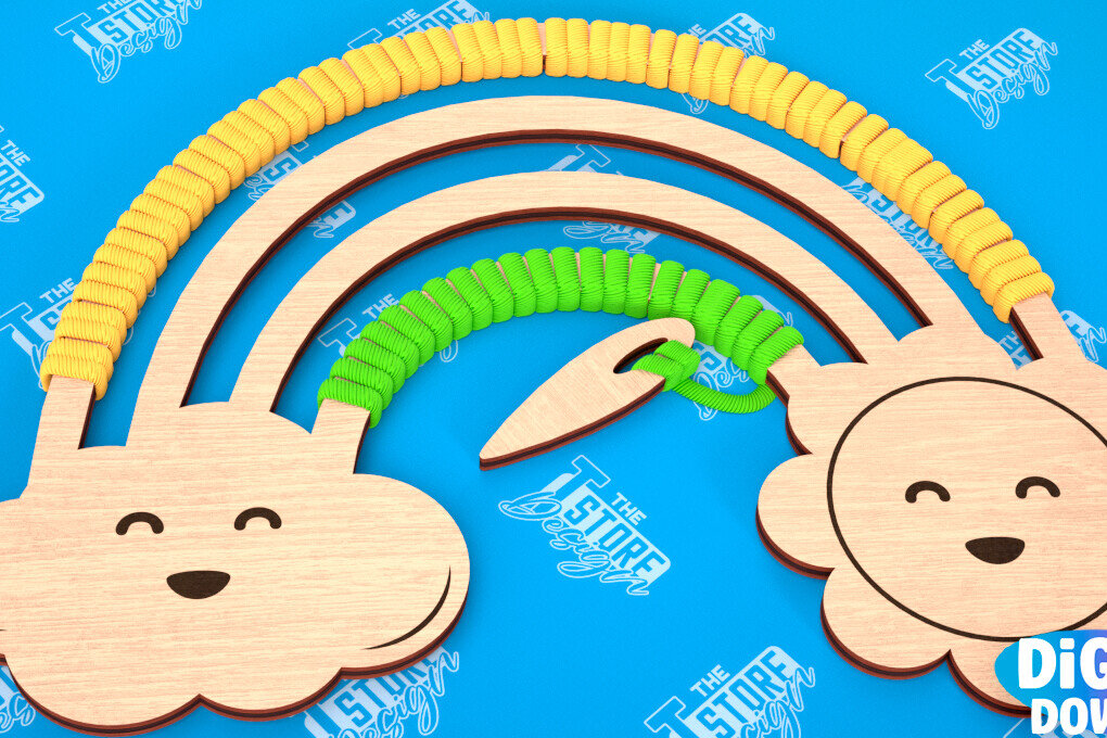 Intra απο ξύλο plywood 3mm-4mm πάχος – Rainbow Craft Kit | Είδη χειροτεχνίας | CNC Δίασταση  20x20 cm INTRAFABR-103048725