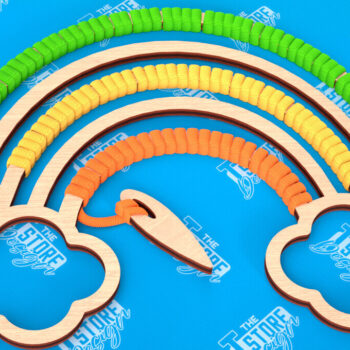 Intra απο ξύλο plywood 3mm-4mm πάχος – Rainbow Craft Kit | Είδη χειροτεχνίας | CNC Δίασταση  20x20 cm INTRAFABR-103048719 - Image 1