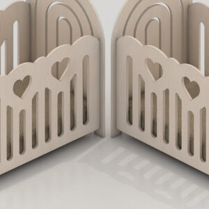 Intra απο ξύλο plywood 3mm-4mm πάχος –  κοπής ξυλουργικής κούνιας Rainbow 257 Δίασταση  20x20 cm INTRAFABR-53993815