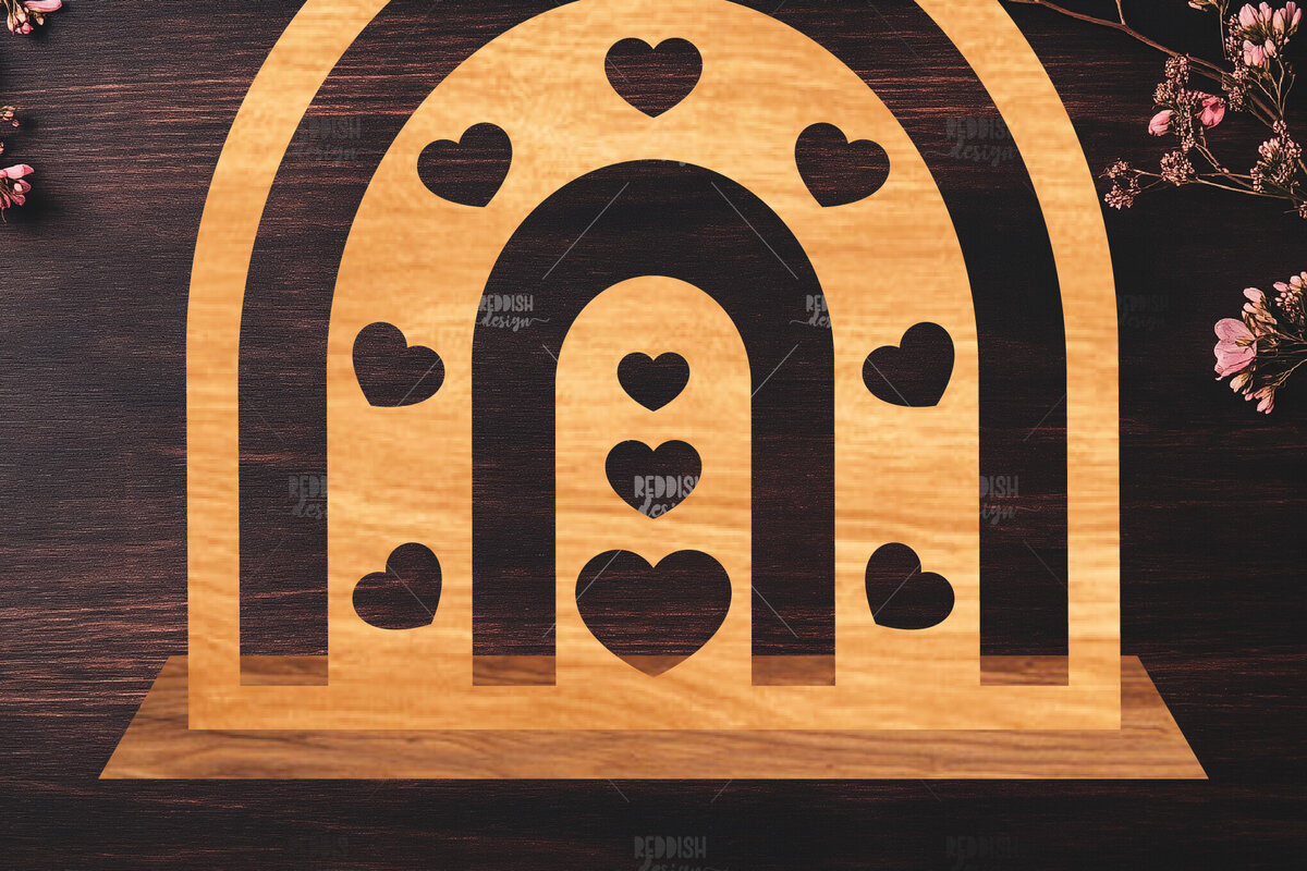 Intra απο ξύλο plywood 3mm-4mm πάχος – Διακόσμηση σπιτιού Rainbow Δίασταση  20x20 cm INTRAFABR-122463195