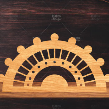 Intra απο ξύλο plywood 3mm-4mm πάχος – Διακόσμηση σπιτιού Rainbow Δίασταση  20x20 cm INTRAFABR-122463235 - Image 1