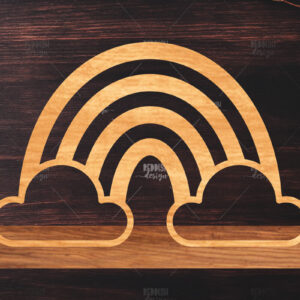 Intra απο ξύλο plywood 3mm-4mm πάχος – Διακόσμηση σπιτιού Rainbow Δίασταση  20x20 cm INTRAFABR-122463286
