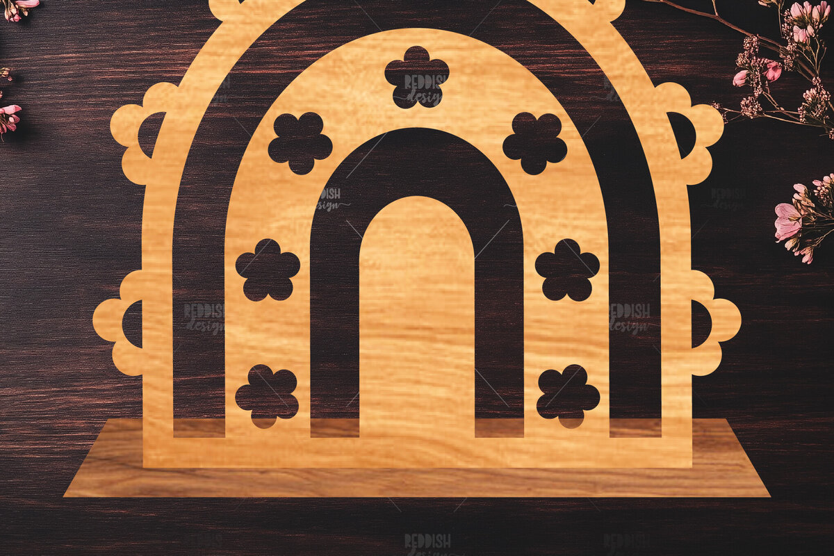 Intra απο ξύλο plywood 3mm-4mm πάχος – Διακόσμηση σπιτιού Rainbow Δίασταση  20x20 cm INTRAFABR-122463319