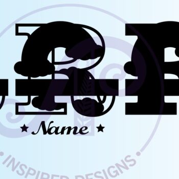 Intra απο ξύλο plywood 3mm-4mm πάχος – Πακέτο σετ γραμμάτων Rainbow Monogram Δίασταση 20x20 cm INTRAFABR-70080023 - Image 3