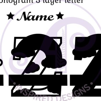 Intra απο ξύλο plywood 3mm-4mm πάχος – Αρχείο Rainbow Monogram Letter Z Δίασταση  20x20 cm INTRAFABR-70085998 - Image 2