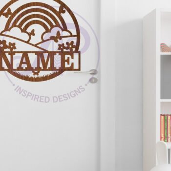 Intra απο ξύλο plywood 3mm-4mm πάχος – Πρότυπο κοπής λέιζερ Name Rainbow Δίασταση 20x20 cm INTRAFABR-99957830 - Image 4