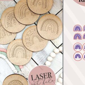 Intra απο ξύλο plywood 3mm-4mm πάχος – Rainbow Paint Kit Δίασταση 20x20 cm INTRAFABR-75552012