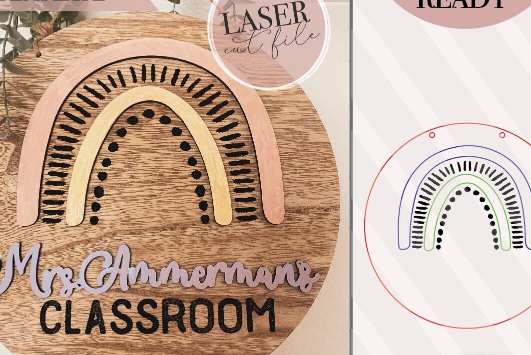 Intra απο ξύλο plywood 3mm-4mm πάχος – Σημάδι ουράνιου τόξου Δίασταση  20x20 cm INTRAFABR-75557091