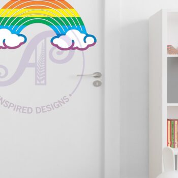 Intra απο ξύλο plywood 3mm-4mm πάχος – Ταμπέλα τοίχου δύο επιπέδων Rainbow, Laser Δίασταση  40x30 cm INTRAFABR-84411646 - Image 4