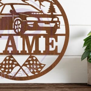 Intra απο ξύλο plywood 3mm-4mm πάχος – Πινακίδα ονόματος αυτοκινήτου Rally Δίασταση  20x20 cm INTRAFABR-79046905