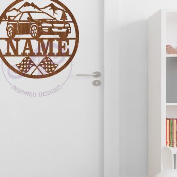 Intra απο ξύλο plywood 3mm-4mm πάχος – Πινακίδα ονόματος αυτοκινήτου Rally Δίασταση  20x20 cm INTRAFABR-79046905 - Image 3