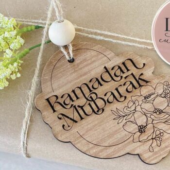 Intra απο ξύλο plywood 3mm-4mm πάχος – Ετικέτες δώρων Ραμαζάνι και ESVG Δίασταση 20x20 cm INTRAFABR-73134048 - Image 4