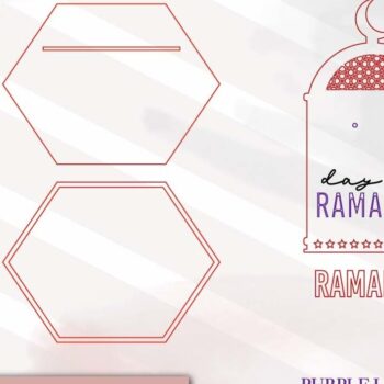 Intra απο ξύλο plywood 3mm-4mm πάχος – Ημερολόγιο Ραμαζάνι Δίασταση 20x20 cm INTRAFABR-73205143 - Image 2