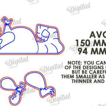 Intra απο ξύλο plywood 3mm-4mm πάχος – Rat Funny Decor Δίασταση  20x20 cm INTRAFABR-117113371 - Image 2