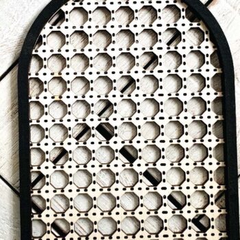 Intra απο ξύλο plywood 3mm-4mm πάχος – Rattan Arch Δίασταση  20x20 cm INTRAFABR-70612597 - Image 1