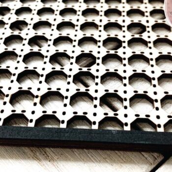 Intra απο ξύλο plywood 3mm-4mm πάχος – Rattan Arch Δίασταση  20x20 cm INTRAFABR-70612597 - Image 4