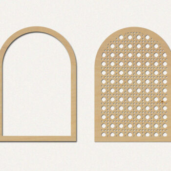 Intra απο ξύλο plywood 3mm-4mm πάχος – Καμάρες Rattan Δίασταση 20x20 cm INTRAFABR-29798746 - Image 3