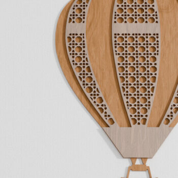 Intra απο ξύλο plywood 3mm-4mm πάχος – Rattan Baby Νεογέννητο Μπαλόνι Δίασταση  20x20 cm INTRAFABR-104812234 - Image 1