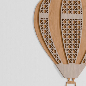 Intra απο ξύλο plywood 3mm-4mm πάχος – Rattan Baby Νεογέννητο Μπαλόνι Δίασταση  20x20 cm INTRAFABR-104812234 - Image 2