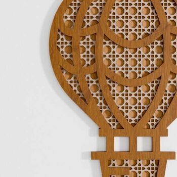 Intra απο ξύλο plywood 3mm-4mm πάχος – Rattan Baby Νεογέννητο Μπαλόνι Δίασταση  20x20 cm INTRAFABR-104403106 - Image 1