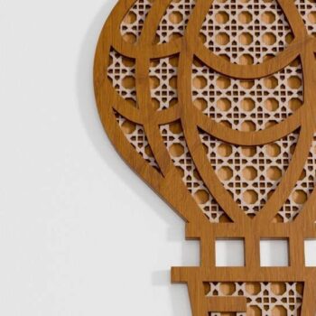 Intra απο ξύλο plywood 3mm-4mm πάχος – Rattan Baby Νεογέννητο Μπαλόνι Δίασταση  20x20 cm INTRAFABR-104403106 - Image 2