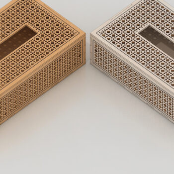 Intra απο ξύλο plywood 3mm-4mm πάχος – Πρότυπα διακοσμητικού κουτιού από μπαστούνι ρατάν 235 Δίασταση  20x20 cm INTRAFABR-53997731 - Image 1