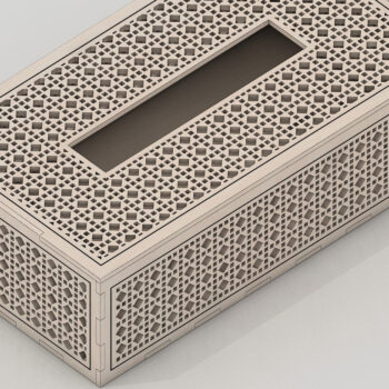 Intra απο ξύλο plywood 3mm-4mm πάχος – Πρότυπα διακοσμητικού κουτιού από μπαστούνι ρατάν 235 Δίασταση  20x20 cm INTRAFABR-53997731 - Image 2