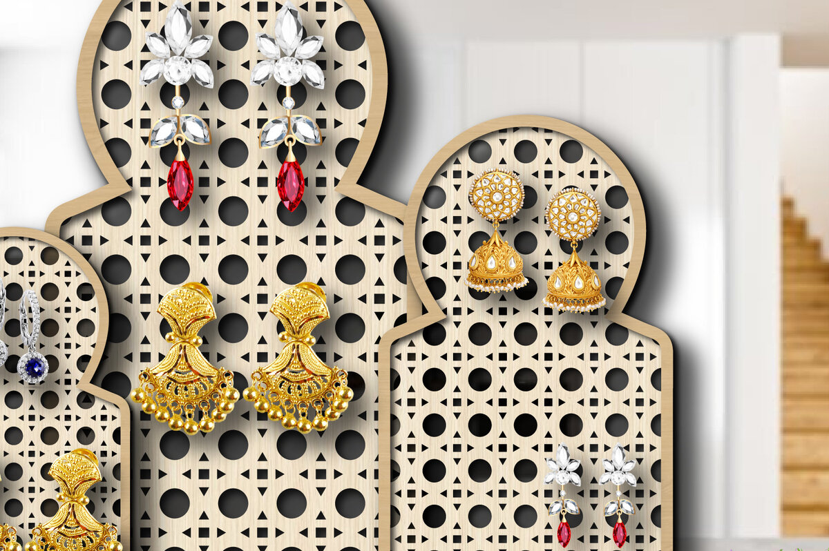 Intra απο ξύλο plywood 3mm-4mm πάχος – Βάση σκουλαρίκι από μπαστούνι από μπαστούνι Δίασταση  5x5 cm INTRAFABR-26115652