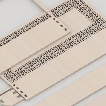 Intra απο ξύλο plywood 3mm-4mm πάχος – Μπρελόκ - Κρεμάστρα Μπρελόκ Δίασταση 5x5 cm INTRAFABR-41643294 - Image 3