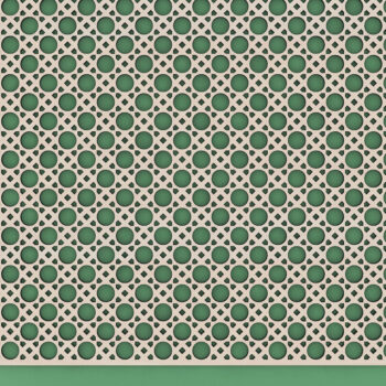 Intra απο ξύλο plywood 3mm-4mm πάχος – Πρότυπο κοπής με μοτίβο ζαχαροκάλαμου ρατάν 224 Δίασταση  20x20 cm INTRAFABR-54154876 - Image 1