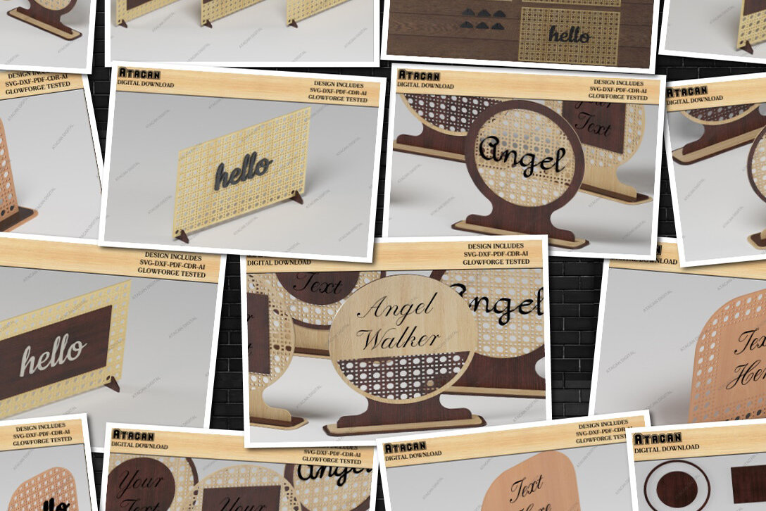 Intra απο ξύλο plywood 3mm-4mm πάχος – Υποστηρικτικό σετ μοτίβων από μπαστούνι μπαστούνι Δίασταση  20x20 cm INTRAFABR-68567942