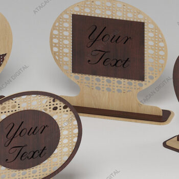 Intra απο ξύλο plywood 3mm-4mm πάχος – Υποστηρικτικό σετ μοτίβων από μπαστούνι μπαστούνι Δίασταση  20x20 cm INTRAFABR-68567942 - Image 2