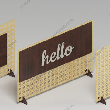 Intra απο ξύλο plywood 3mm-4mm πάχος – Υποστηρικτικό σετ μοτίβων από μπαστούνι μπαστούνι Δίασταση  20x20 cm INTRAFABR-68567942 - Image 6