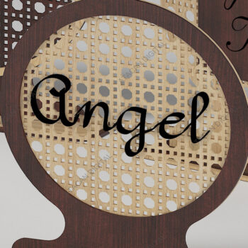 Intra απο ξύλο plywood 3mm-4mm πάχος – Υποστηρικτικό σετ μοτίβων από μπαστούνι μπαστούνι Δίασταση  20x20 cm INTRAFABR-68567942 - Image 9