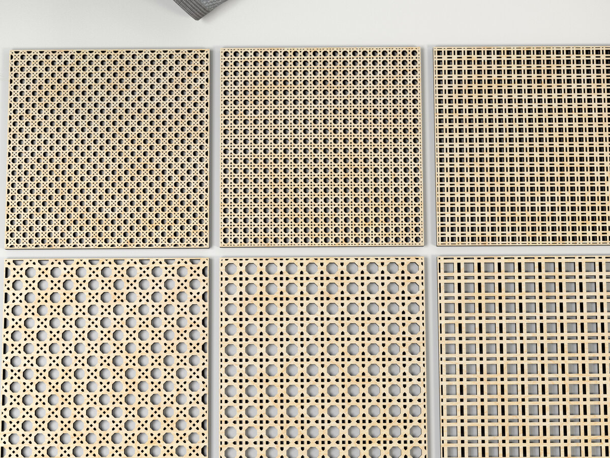 Intra απο ξύλο plywood 3mm-4mm πάχος – Αρχεία Rattan, Cane, Weaving - Files Δίασταση  20x20 cm INTRAFABR-27317902