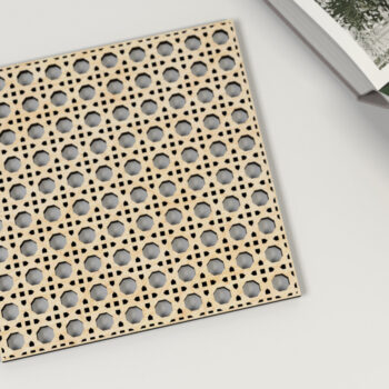 Intra απο ξύλο plywood 3mm-4mm πάχος – Αρχεία Rattan, Cane, Weaving - Files Δίασταση 20x20 cm INTRAFABR-27317902 - Image 3