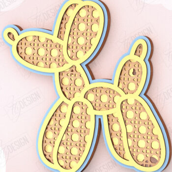 Intra απο ξύλο plywood 3mm-4mm πάχος – Πακέτο κοπής λέιζερ παιδικής λάμπας Rattan | CNC Δίασταση  20x20 cm INTRAFABR-121596942 - Image 6