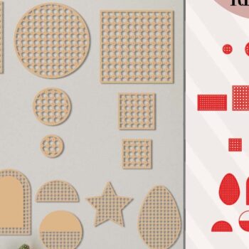 Intra απο ξύλο plywood 3mm-4mm πάχος – Πακέτο Rattan Laser Δίασταση  20x20 cm INTRAFABR-71705926 - Image 3