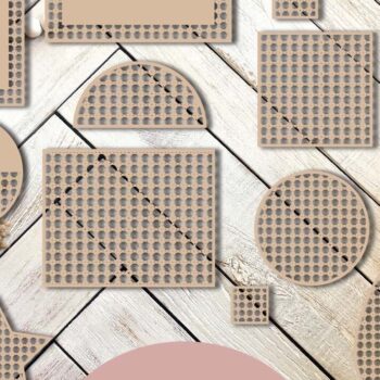 Intra απο ξύλο plywood 3mm-4mm πάχος – Πακέτο Rattan Laser Δίασταση  20x20 cm INTRAFABR-71705926 - Image 5