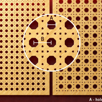 Intra απο ξύλο plywood 3mm-4mm πάχος – Πακέτο μοτίβων Rattan | Πάνελ κοπής με λέιζερ Δίασταση 20x20 cm INTRAFABR-24451043 - Image 4