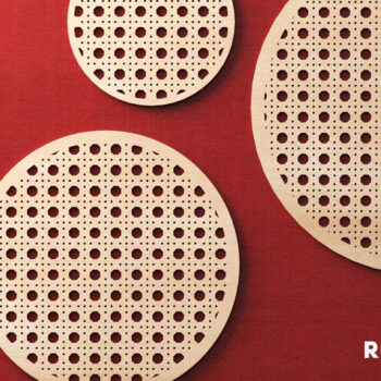 Intra απο ξύλο plywood 3mm-4mm πάχος – Πακέτο μοτίβων Rattan | Πάνελ κοπής με λέιζερ Δίασταση 20x20 cm INTRAFABR-24451043 - Image 6