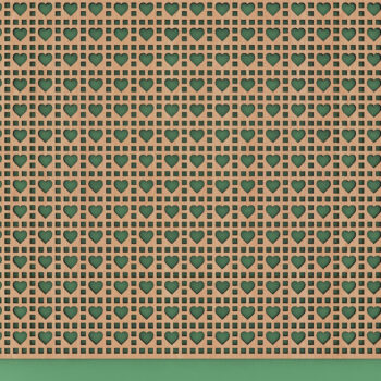 Intra απο ξύλο plywood 3mm-4mm πάχος – Αρχεία Rattan Pattern Glowforge 227 Δίασταση  20x20 cm INTRAFABR-54154467 - Image 1