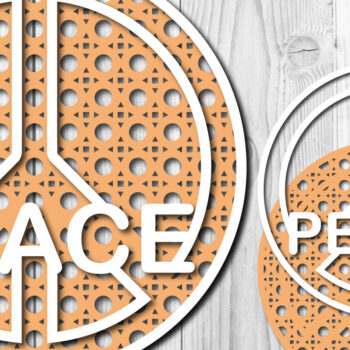 Intra απο ξύλο plywood 3mm-4mm πάχος – Rattan Peace 3D Boho Wall Art Δίασταση  40x30 cm INTRAFABR-27127045 - Image 2